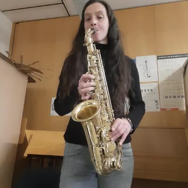 Nr. 53 Aura Lee Stimme B 2. Linie - Saxophone