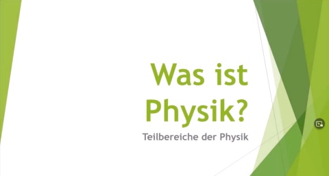 Physik - Teilbereiche der Physik einfach und kurz erklärt